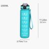 WXTRE 1-Liter Motivational Sports Water Bottle, Leakproof view 2