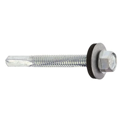 KLIMAS Self-Drilling Specialty Screws for Sheet Metal on Steel up to 12 mm, 5.5 x 50 mm, 200-Pack