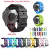 FOUNCY Quick-Release Silicone Watch Band for Garmin Fenix 7 / 7X / 7S, Easyfit Strap, Purple, Fenix 7 view 2