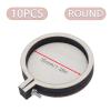 Joyangy Round Mini Wooden Embroidery Hoops (10-Pack), 4.7 x 4 cm, for Crafts, Jewelry & Keychains view 2