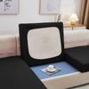 L-Shaped Stretch Sofa Seat Cushion Cover, 2-Seater, Color #37 view 1