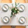 Wresetly 20 Round Woven Water Hyacinth Napkin Rings view 2