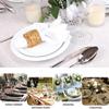 Wresetly 20 Round Woven Water Hyacinth Napkin Rings view 3