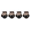 Swivel Ball Casters, 1.5 in, No Brake, 4-Pack view 1