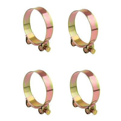 36–39 mm Stainless Steel T-Bolt Hose Clamps, 4-Pack