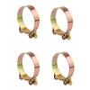 36–39 mm Stainless Steel T-Bolt Hose Clamps, 4-Pack view 1