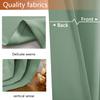 Privacy Blackout Curtain 280 x 140 cm (H x W), Dark Green, 1 Piece view 3