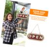 Baluue Wooden Welcome Door Sign with Unique Design, Double-Sided Hanger for Shops view 4