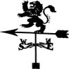 Roof-Mounted Metal Weather Vane for Outdoor Décor view 1