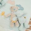 Nattou Plush Crocodile Romeo, Comfort Companion from Birth, Approx. 32 cm, Light Blue view 2