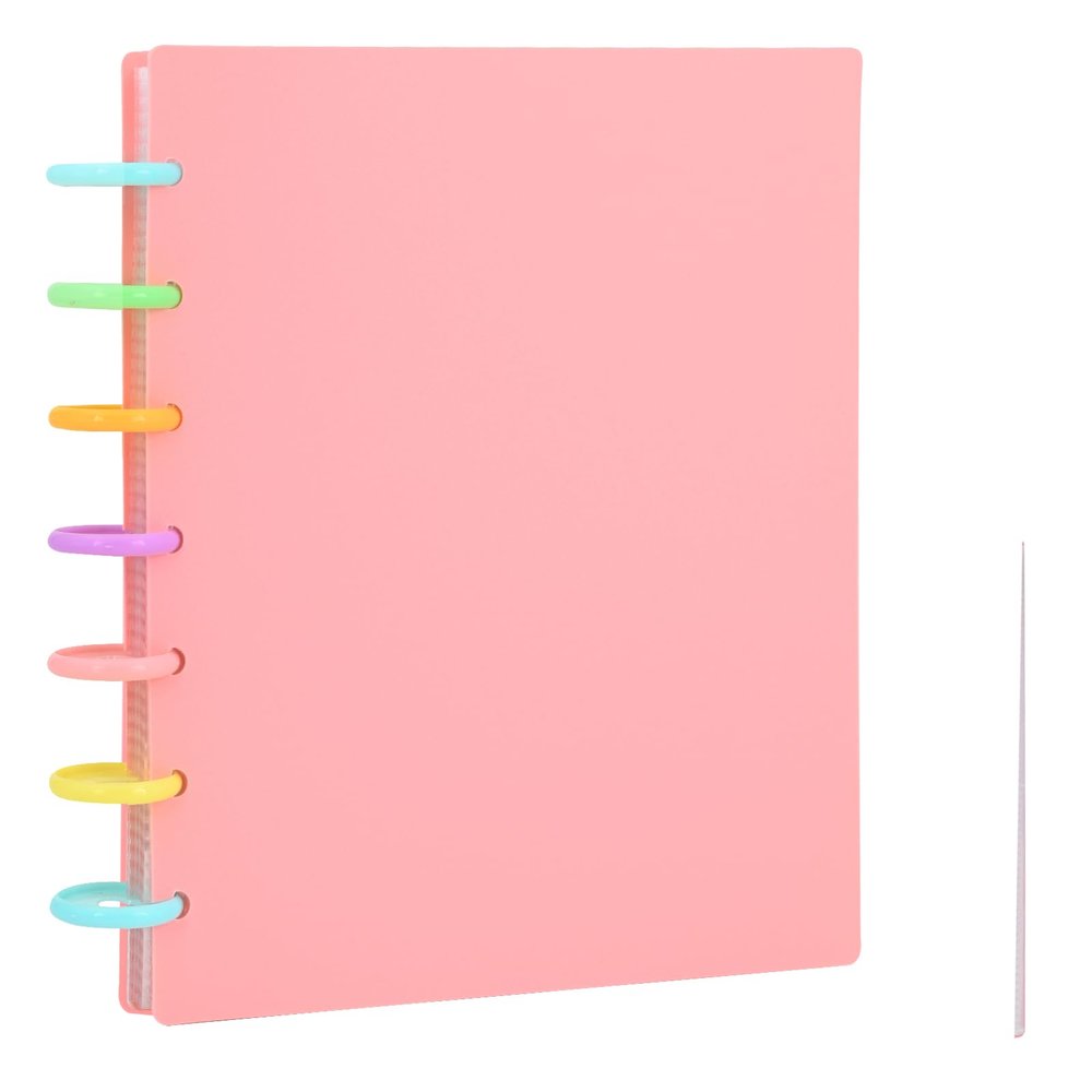 K-Pop Photocard Binder, 7.6 cm, 4-Pocket Card Holder with 30 Inner Pages, 240 Cards, Pink
