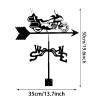 Stainless Steel Garden Weather Vane, Retro Wind Direction Indicator, Style 2 view 4