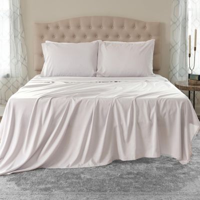 Northwest Ashford Home Essentials Bedding, 4-Piece Set for King-Size Beds, Optical White