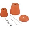 Candle Heater Stand DIY Tea Light Oven Kit, Holds up to 6 Tea Lights, White view 3