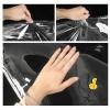 QWEASDF Waterproof Transparent PVC Tarpaulin, 365 g/m², 0.35 mm, Reinforced Corners, 2.4 x 3.5 m view 3