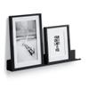 byde Slim Wall Shelf for Photos, Pictures, and Books – Black, 55 × 6 cm view 1