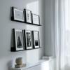 byde Slim Wall Shelf for Photos, Pictures, and Books – Black, 55 × 6 cm view 2