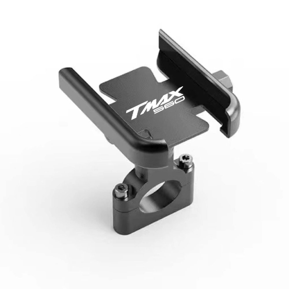DSMBKS Motorcycle Handlebar Phone/GPS Holder for Yamaha TMAX 560, Black