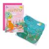 Hallmark Mother's Day Card for Mom with Scavenger Hunt Activity, Keepsake, Cat and Picnic Design, Pink and Blue view 1