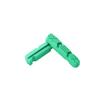 2 Replacement Brake Pad Inserts for Fibrax Brompton Bikes, Apple Green view 1