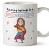 Mugffins Girlfriend Mug with Saying – English – Super Family – 11 oz / 330 ml view 1