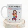 Mugffins Girlfriend Mug with Saying – English – Super Family – 11 oz / 330 ml view 3