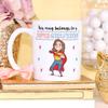 Mugffins Girlfriend Mug with Saying – English – Super Family – 11 oz / 330 ml view 4