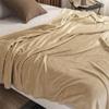 Lukery Plush Fleece Blanket, Soft Warm Couch Throw, 100 x 120 cm, Coffee view 4