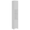 ZEYUAN Bathroom Cabinet, White, 30 x 30 x 183.5 cm, Particle Board view 2