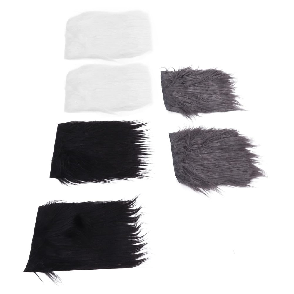 Faux Fur Fabric, 6 Pieces, Washable