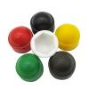Hex Nut Dome Protective Caps, Plastic M4 M5 M6 M8 M10 M12 M14 M16 M18 M20 M22 M24 M27 M30 M33 M36 M39 M42–M6×10×13 mm, 20 pcs, Yellow view 2