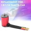 Karlak S3650 3900KV Brushless Motor with 60A ESC, XT60 Plug and Programming Card for 1/8 and 1/10 Cars view 3