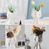 CEMABT Face Vase, Ceramic Body Vase, Female Form, Modern Decor, Small Vase for Bookshelves view 2