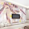 Pink Feather Ball 3D Photo Wallpaper, Nonwoven, 250 x 175 cm view 1