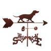 IDEAX Metal Animal-Pattern Weather Vane, Wind Direction Indicator, Retro Garden Decor, Size 13 view 1