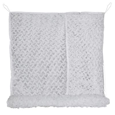 White Camouflage Net, Outdoor Camo Net, 9 × 30 m (29.53 × 98.43 ft)