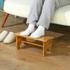 Non-Slip Wooden Footstool for Feet and Knees at Your Desk view 2