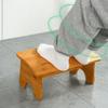 Non-Slip Wooden Footstool for Feet and Knees at Your Desk view 3