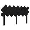 Chusui Bed Headboard, Black, 141 x 3 x 80.5 cm, Solid Pine Wood view 2