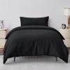 Aisbo Black Microfiber Bedding Set 155 x 220 cm, 2-Piece view 1