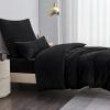 Aisbo Black Microfiber Bedding Set 155 x 220 cm, 2-Piece view 4