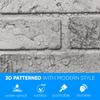 Grace Baltic 3D Wall Panels, Gray Brick, 16 Pieces / 7.84 m² view 4