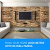 Grace Baltic 3D Wall Panels for Interior Decoration, Non-Adhesive, Thin and Flexible, Brown PVC (14 Pieces / 6.86 m²) view 4