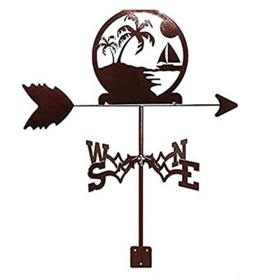 IDEAX Metal Garden Weathervane, Personalized Wind Direction Indicator, Size 29