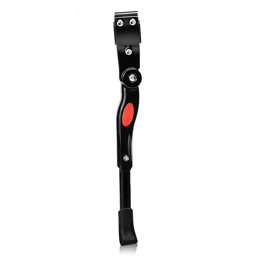 26–36 cm MTB Bicycle Parking Rack Side Kickstand, Black Aluminum Alloy