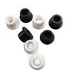 WALNUTS 5–28 mm Round Hollow Silicone Rubber Grommet, Black, 12 mm (7.5 mm Bore), 10-Pack view 1