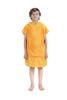 ALLEN & MATE 100% Cotton Kids' Beach Towel Poncho, Oversized Quick-Drying Robe with Hood and Pocket for Boys and Girls (Ages 6–9, Orange Dolphin) view 1