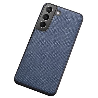 DENSUL Genuine Leather Case for Samsung Galaxy S22/S22+/S22 Ultra, Blue, S22 Ultra 6.8 in