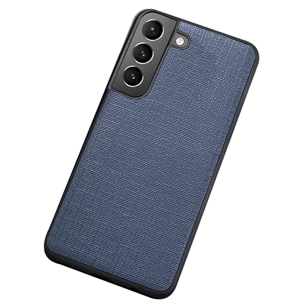 DENSUL Genuine Leather Case for Samsung Galaxy S22/S22+/S22 Ultra, Blue, S22 Ultra 6.8 in