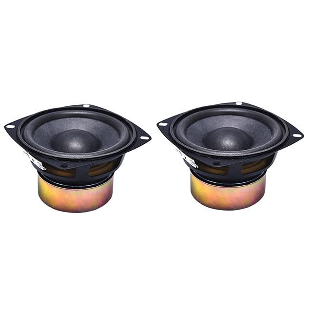 4-Inch 8-Ohm 30W Subwoofer Speaker, 2-Pack